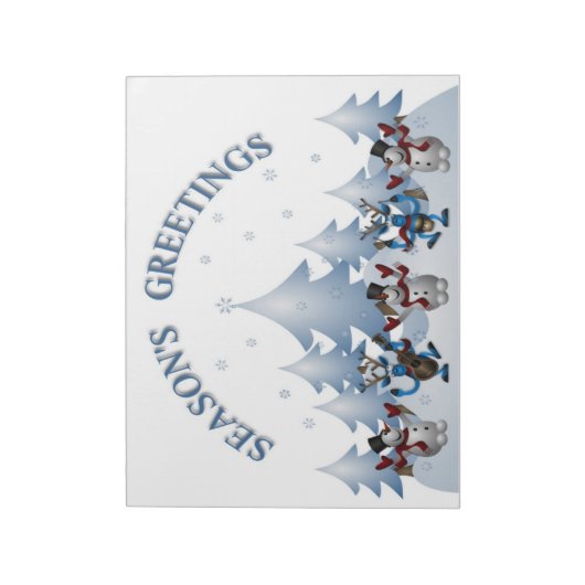 FROHE FESTTAGE NOTIZBLOCK (Rotiert)