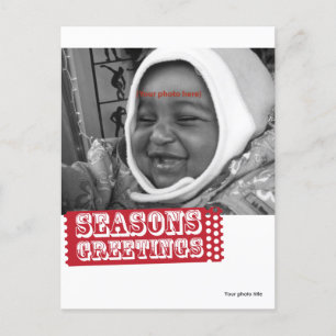 Frohe Festtage Postkarte