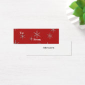 Frohe Festtage Schneeflocken (Schreibtisch)