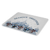 FROHE FESTTAGE SCHNEIDEBRETT (Ecke)