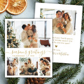 Frohe Festtage Script 4 Foto Weihnachtskarte