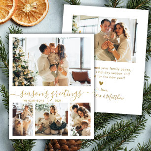Frohe Festtage Script 4 Foto Weihnachtskarte