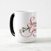 Frohe Festtage Tasse (Vorderseite Links)