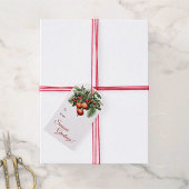 Frohe Festtage Vintag Design Weihnachten Geschenkanhänger