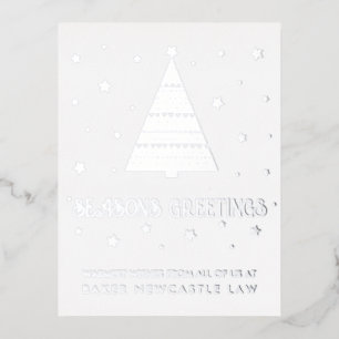 Frohe Festtage von Unternehmen Folien Feiertagspostkarte