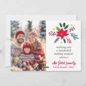 FROHE FESTTAGE Weihnachten CUSTOM 2 FOTO (Rückseite)