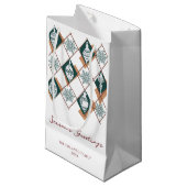 Frohe Festtage Weihnachten - Skandinavien Kleine Geschenktüte (Vorderseite Schrägansicht)