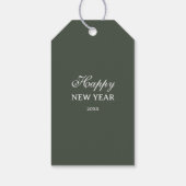 Frohe Festtage Weihnachten Wasserfarben Geschenkanhänger (Rückseite)