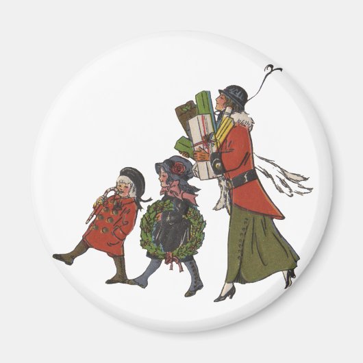 Frohe Festtage Weihnachten Weihnachten Magnet (Vorne)