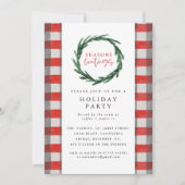 Frohe Festtage Weihnachts-Party Einladung (Vorderseite)