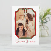 Frohe Festtage Weihnachtsbummkarte Einladung (Stehend Vorderseite)