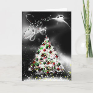 Frohe Festtage Weihnachtskarte Feiertagskarte