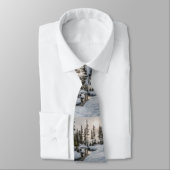 Frohe Festtage Winter Wonderland Weihnachten Krawatte (Gebunden)