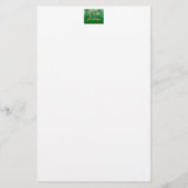 Frohe Festtage Wirbel Briefpapier (Vorderseite)