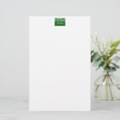 Frohe Festtage Wirbel Briefpapier (Stehend Vorderseite)