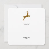 Frohe First Christmas Girlfriend Xmas Card (Rückseite)