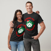 frohe Fischmas Weihnachtsmann T-Shirt (Unisex)