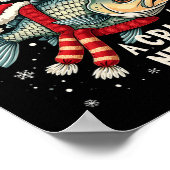 Frohe Fischmassen und eine Crappie Neujahr Funny F Poster (Ecke)