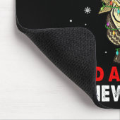 Frohe Fishmas und ein Crappie Neujahr Funny Mousepad (Ecke)