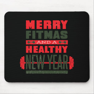 Frohe Fitmas und ein glückliches neues Hinterteil  Mousepad