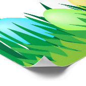 Frohe Fitness Ostern! Poster (Ecke)