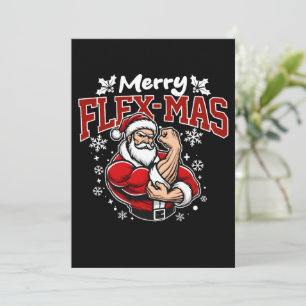 Frohe Flex-mas! Super Santa ist da! Einladung