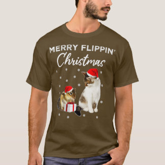 Frohe Flippin Weihnachten lustige Weihnachtsgesche T-Shirt