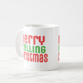 Frohe Frelling Weihnachten! Kaffeetasse (Vorderseite Links)