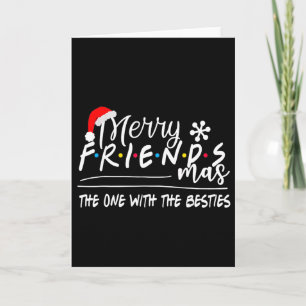 Frohe Freundemas Die mit dem besten Weihnachten Karte