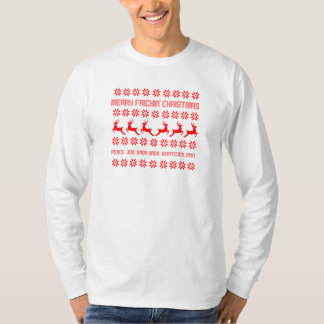 Frohe Frickin Weihnacht-nordisches hässliches T-Shirt