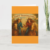 Frohe FriendsGiving! Feiertagskarte (Vorderseite)