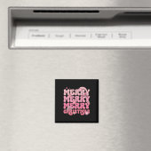 Frohe frohe Weihnachtsfeier Magnet (In Situ (Geschirrspüler))
