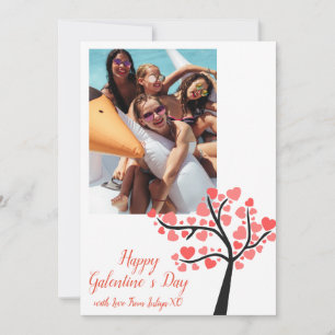 Frohe Galentine's Day Foto-Feiertagskarte Feiertagskarte