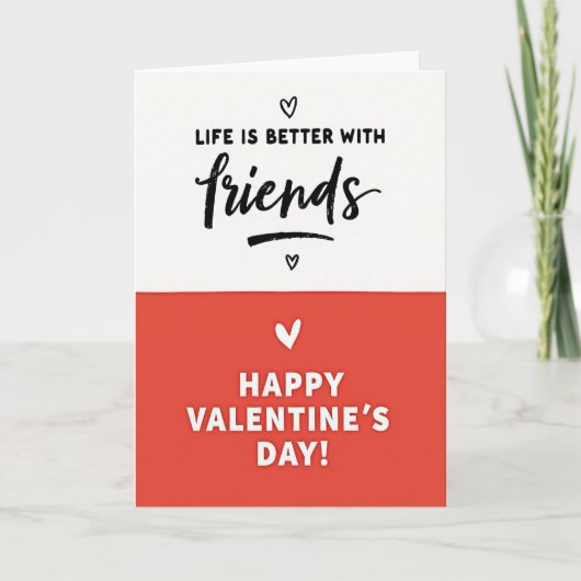 Frohe Galentines Day Karte (Vorderseite)