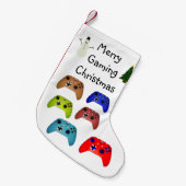 Frohe Gaming Weihnachten kühl farbenfroh Kleiner Weihnachtsstrumpf (Vorderansicht (hängend))