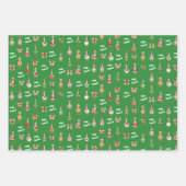 Frohe Gansman Weihnachtsgans Geschenkpapier Set (Vorderseite 2)