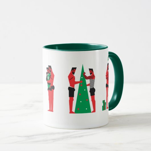 Frohe Gay-Weihnachten Tasse (VorderseiteRechts)