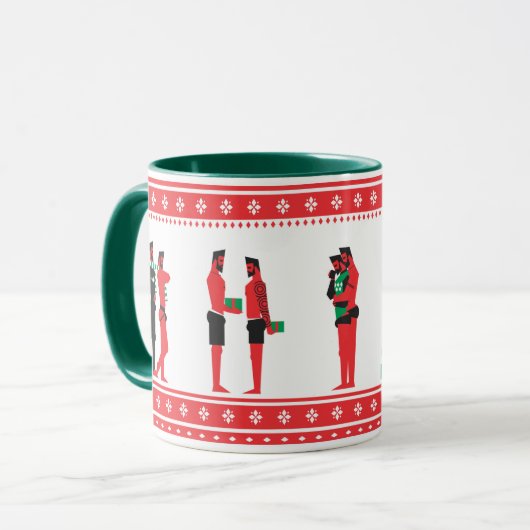 Frohe Gay-Weihnachten Tasse (Vorderseite Links)