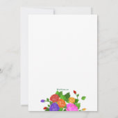 Frohe Gelegenheits-Einladung Einladung (Rückseite)