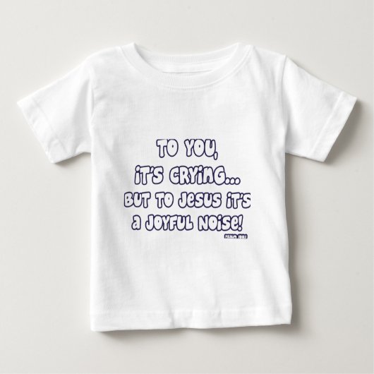 Frohe Geräusche Baby T-shirt (Vorderseite)