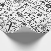 Frohe Geschenkpapier (Ecke)