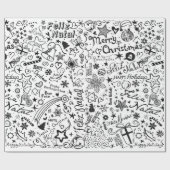 Frohe Geschenkpapier (Flach)