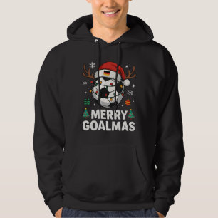 Frohe Goalmas - Lustiges Fußball-Weihnachten Hoodie