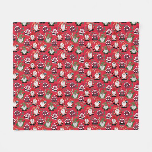 Frohe Gonkmas! Weihnachtsdesign für Gonk-Liebhaber Fleecedecke (Vorderseite (Horizontal))