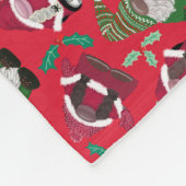 Frohe Gonkmas! Weihnachtsdesign für Gonk-Liebhaber Fleecedecke (Ecke)