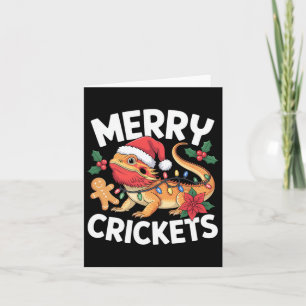 Frohe Grillen! Barted Dragon Christmas Puff Karte