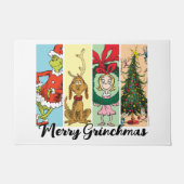 Frohe Grinch-Weihnachten Collage Fußmatte (Vorderseite)