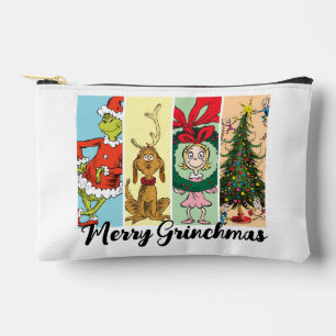 Frohe Grinch-Weihnachten Collage Zubehörtasche