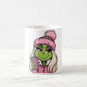 💚 Frohe Grinch-Weihnachten Mädchen Tasse (Mittel)