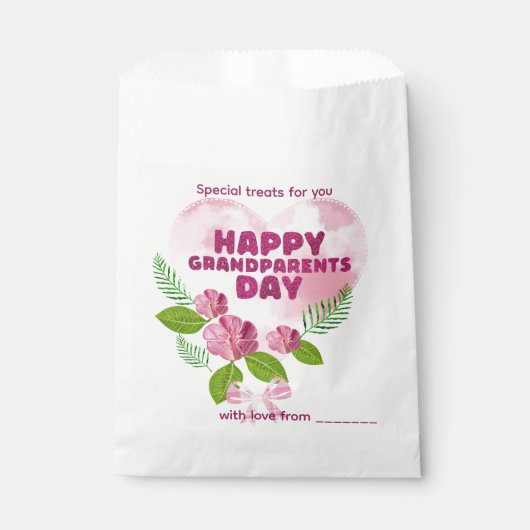 Frohe Großelterntag Geschenktütchen (Vorderseite)